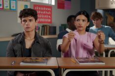 Ashby Gentry as Alex, Nikki Rodriguez as Jackie in 'My Life with the Walter Boys' Season 2