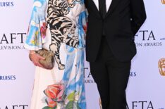 Jessica Parker and Ben Miller attend the 2025 BAFTA Television Awards with P&O Cruises at The Royal Festival Hall on May 11, 2025 in London, England.