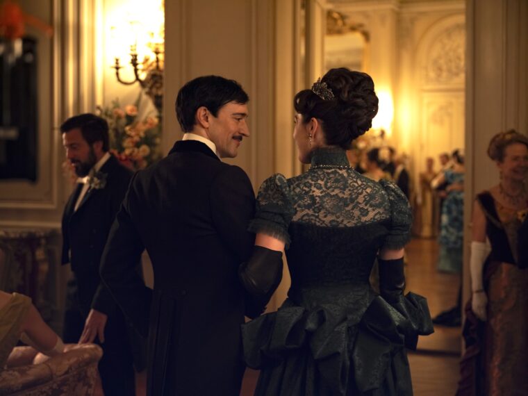Blake Ritson and Kelley Curran in 'The Gilded Age' Season 3 finale