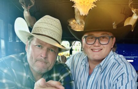 Blake Shelton and Zuma Rossdale