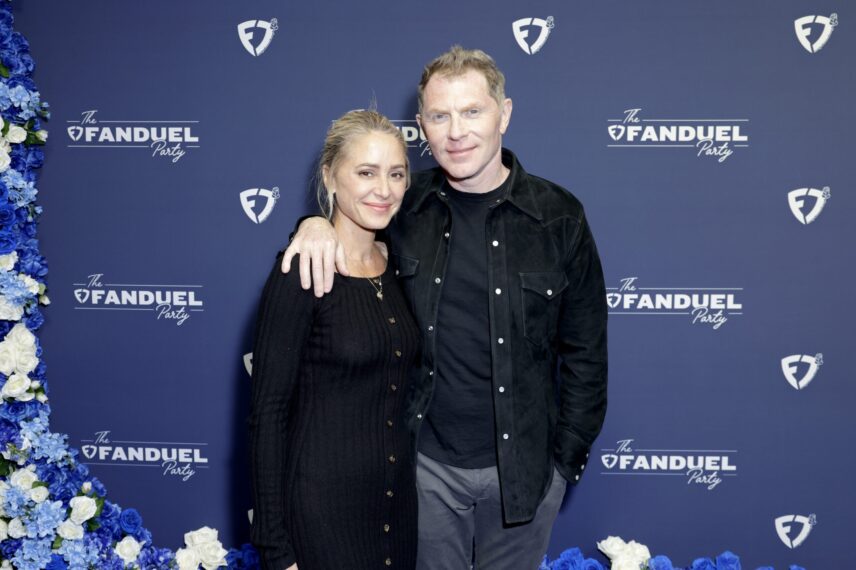 Brooke Williamson and Bobby Flay attend The FanDuel Party at the Kentucky Derby
