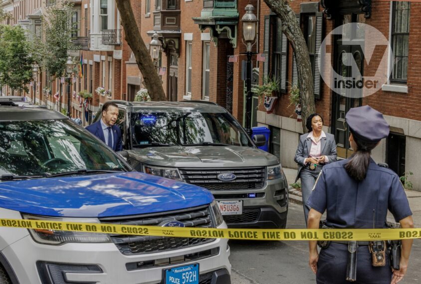 Donnie Wahlberg and Sonequa Martin-Green in 'Boston Blue'