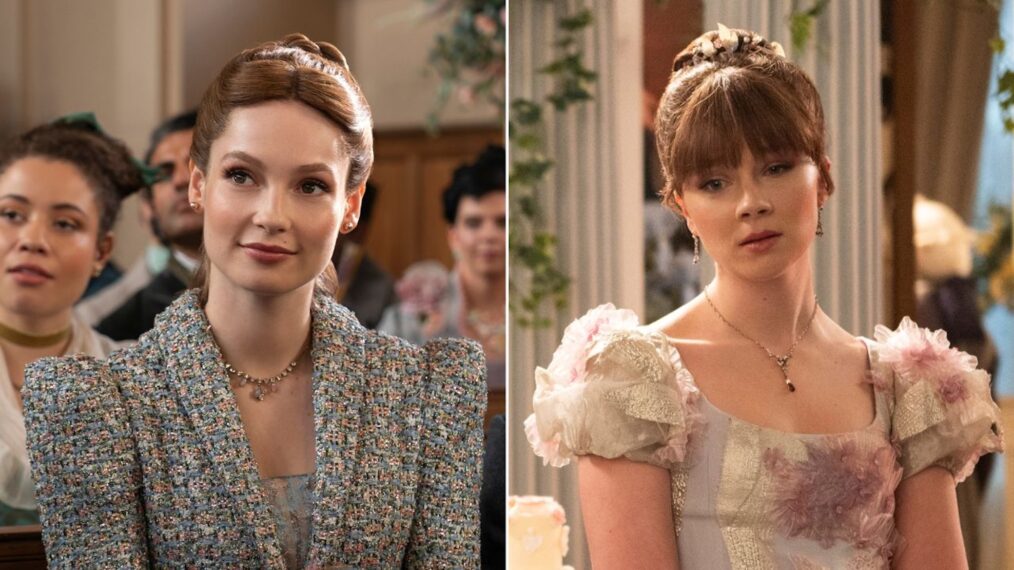 Bridgerton's Francesca and Eloise