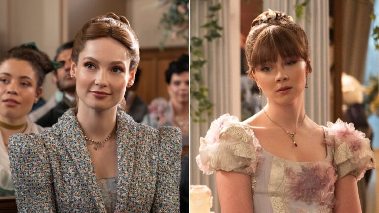 Bridgerton's Francesca and Eloise