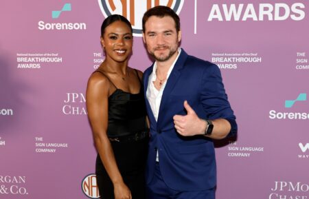 Britt Stewart and Daniel Durant attend The National Association Of The Deaf's Breakthrough Awards