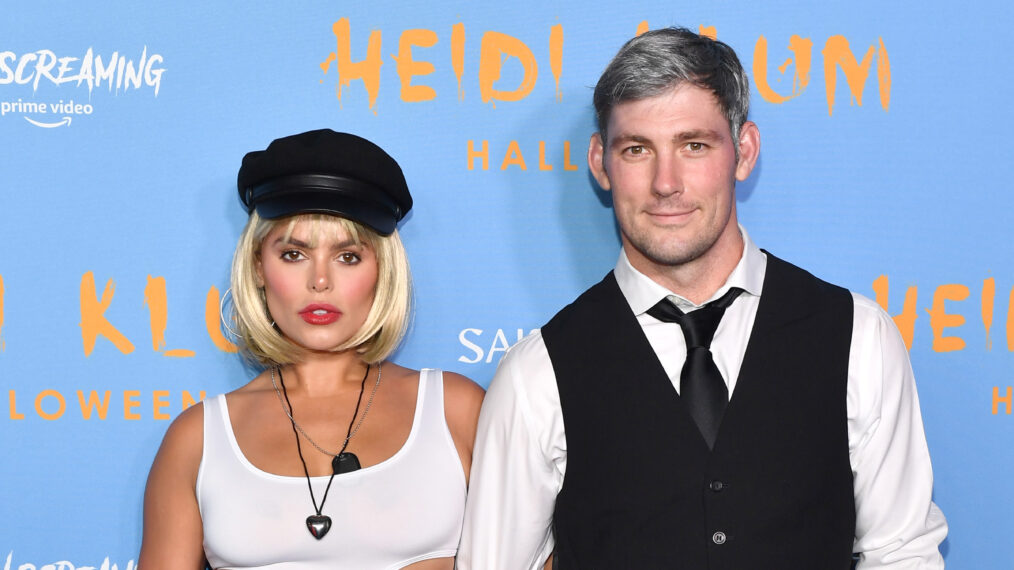 Brooks Nader and Billy Haire attend Heidi Klum's 21st Annual Halloween Party