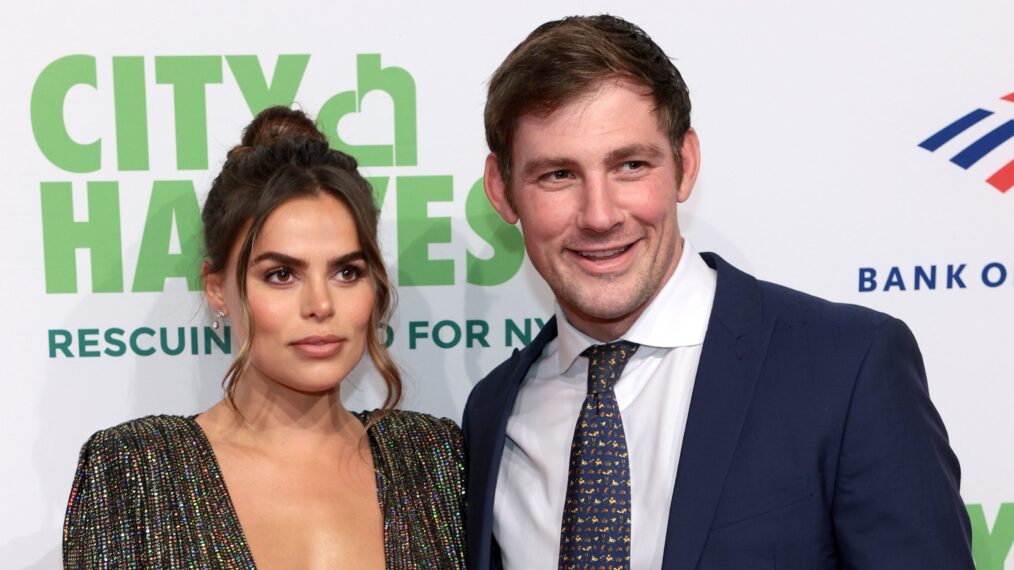 Brooks Nader and Billy Haire attends the City Harvest Presents The 2022 Gala: Red Supper Club