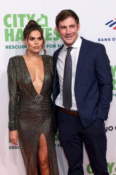 Brooks Nader and Billy Haire attends the City Harvest Presents The 2022 Gala: Red Supper Club