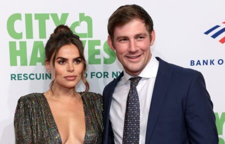 Brooks Nader and Billy Haire attends the City Harvest Presents The 2022 Gala: Red Supper Club