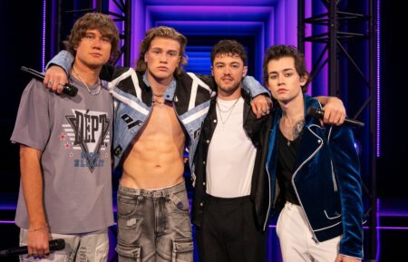 Mason Watts, Shane Appell, Zach Newbould, Conor Smith in season 1 of Building The Band