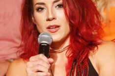 Cara Maria Sorbello on stage during The Challenge XXX: Ultimate Fan Experience