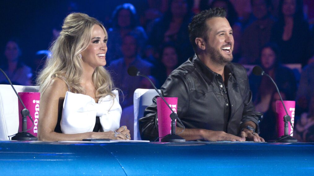Carrie Underwood and Luke Bryan