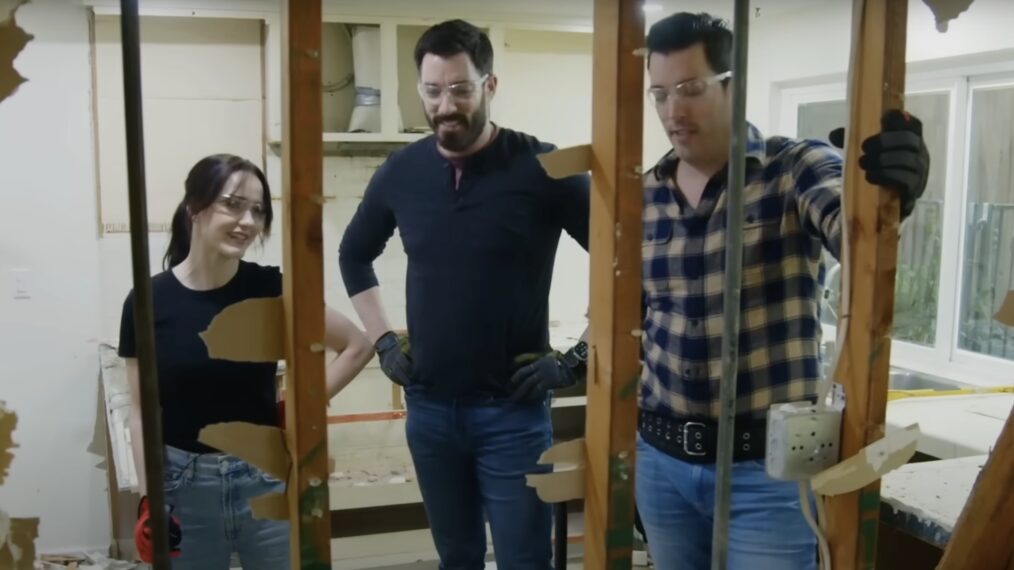 Rachel Brosnahan, Drew and Jonathan Scott