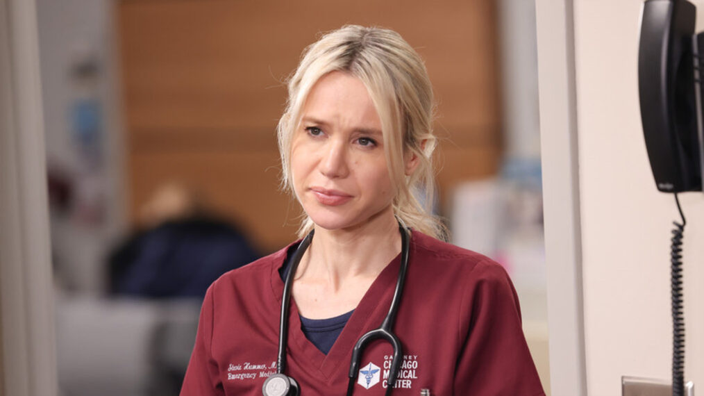 Kristen Hager as Dr. Stevie Hammer in 'Chicago Med'