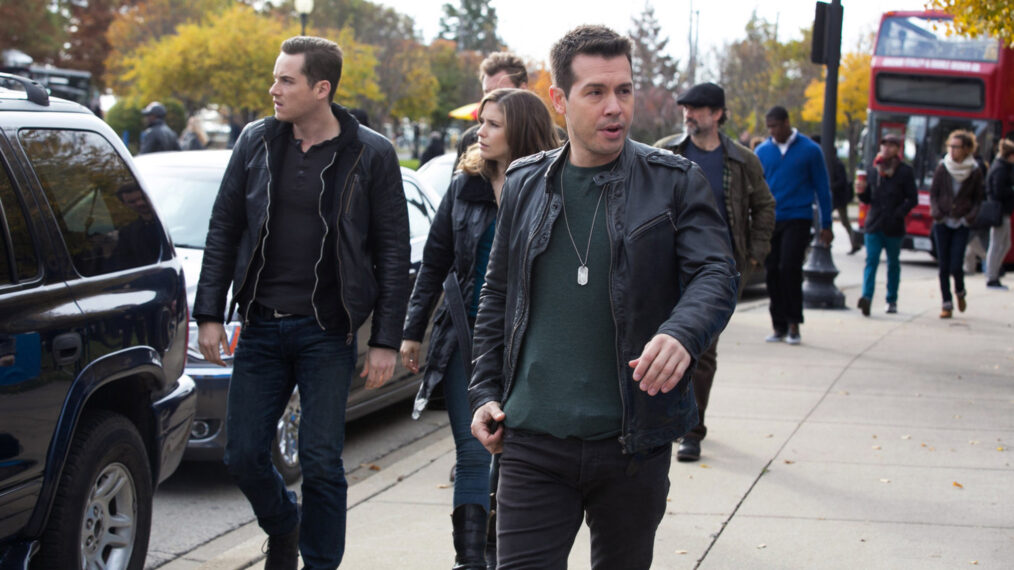 Jesse Lee Soffer, Sophia Bush, Jon Seda, and Elias Koteas on 'Chicago P.D.'