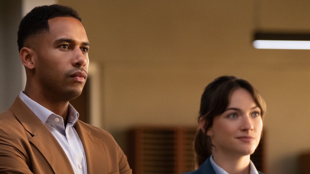 Elliot Knight as Keyonte Bell and Violett Beane as Evan Shepherd — 'Countdown' Season 1 Episode 1
