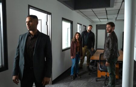 Elliot Knight as Keyonte Bell, Jessica Camacho as Amber Oliveras, Uli Latukefu as Luke Finau, and Jensen Ackles as Mark Meachum — 'Countdown' Season 1 Episode 9