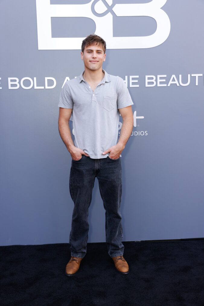 Crew Morrow at 'The Bold and The Beautiful' first day of taping at Sunset Las Palmas Studios