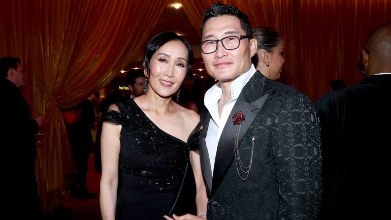 Mia Kim and Daniel Dae Kim attend the 2025 TIME100 Gala at Jazz at Lincoln Center on April 24, 2025 in New York City.