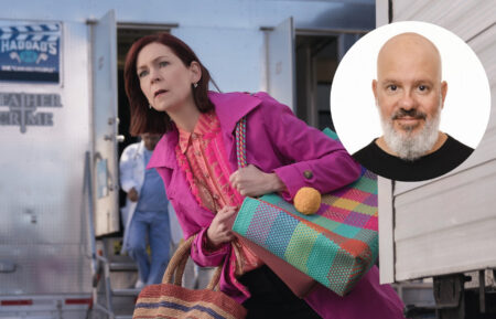 Carrie Preston in 'Elsbeth,' David Cross headshot