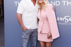 Don Diamont and Katherine Kelly Lang at 'The Bold and The Beautiful' first day of taping at Sunset Las Palmas Studios