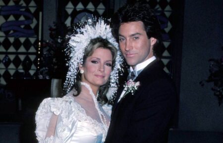 Deidre Hall and Drake Hogestyn as Marlena and John on 'Days of Our Lives' in 1986
