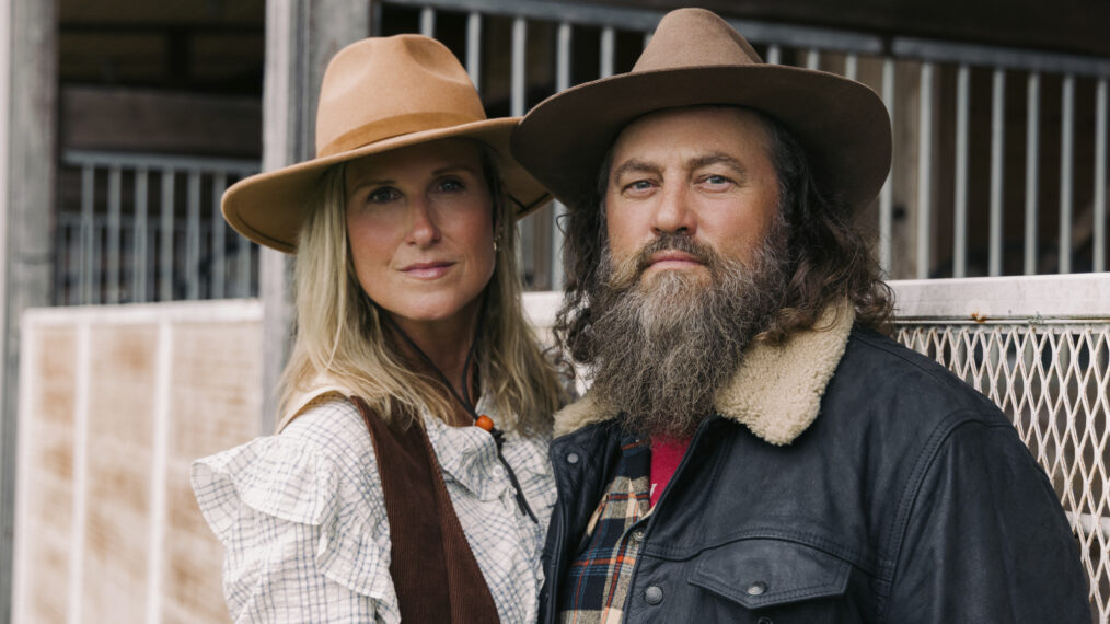 Korie Robetson and Willie Robertson