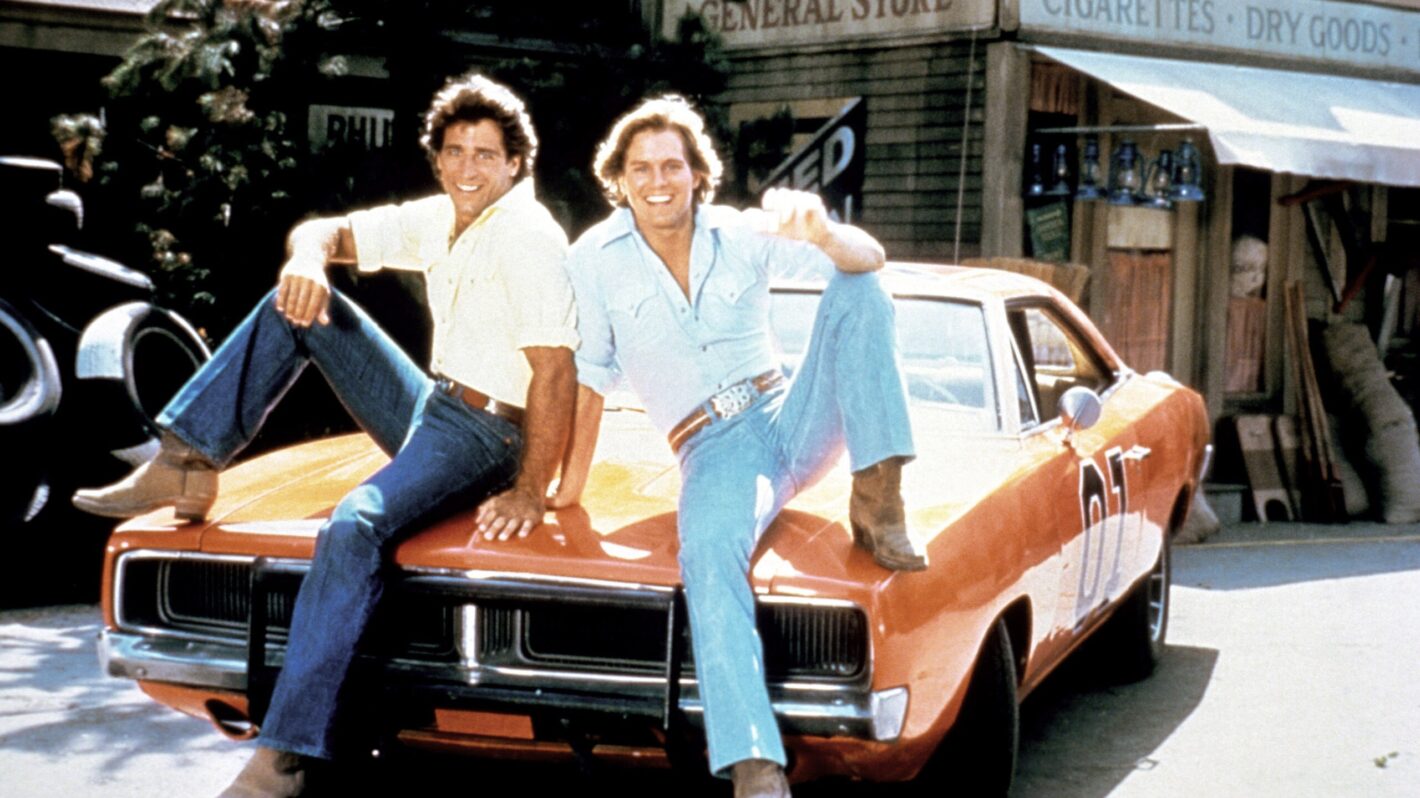 THE DUKES OF HAZZARD, l-r: Christopher Mayer, Byron Cherry, 1979-85