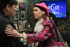 Lindsey Mendez as Officer Grace Hackett and Carrie Preston as Elsbeth Tascioni in 'Elsbeth' Season 3 Episode 1