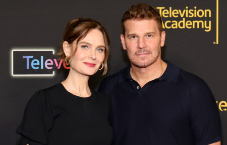 Emily Deschanel and David Boreanaz