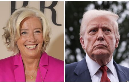 Emma Thompson, Donald Trump