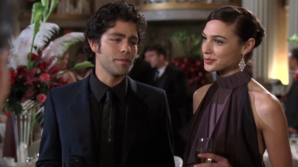 Adrian Grenier as Vincent Chase and Gal Gadot as Lisa in 'Entourage'