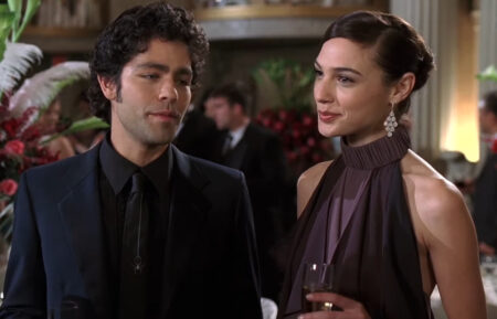 Adrian Grenier as Vincent Chase and Gal Gadot as Lisa in 'Entourage'