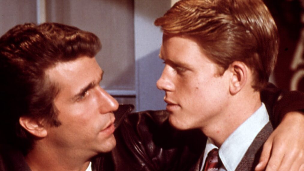 HAPPY DAYS, Henry Winkler, Ron Howard, television, 1974-1984.'