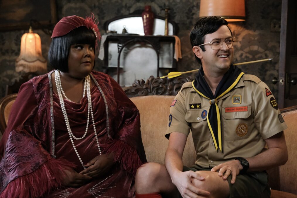 Danielle Pinnock and Richie Moriarty in 'Ghosts' Season 5