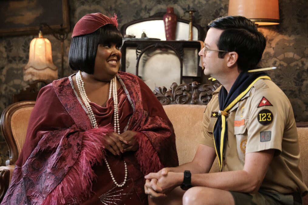 Danielle Pinnock and Richie Moriarty in 'Ghosts' Season 5