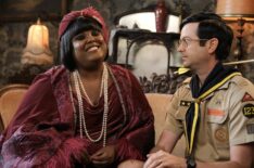 Danielle Pinnock and Richie Moriarty in 'Ghosts' Season 5