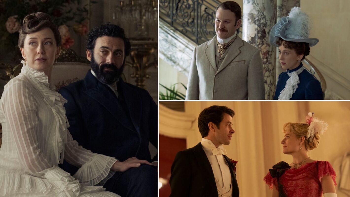 Gilded Age Season 3: George and Bertha, Hector and Gladys, Larry and Marian