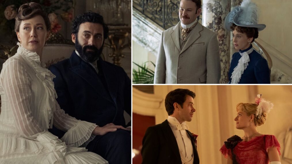 Gilded Age Season 3: George and Bertha, Hector and Gladys, Larry and Marian
