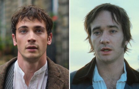 Guy Remmers as Theo on 'The Buccaneers'; Matthew Macfadyen as Mr. Darcy in 'Pride and Prejudice'