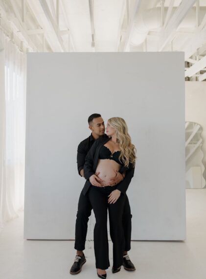 Hannah Burns and Louis Crow together