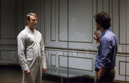 Mads Mikkelsen as Hannibal Lecter and Hugh Dancy as Will Graham as 'Hannibal'
