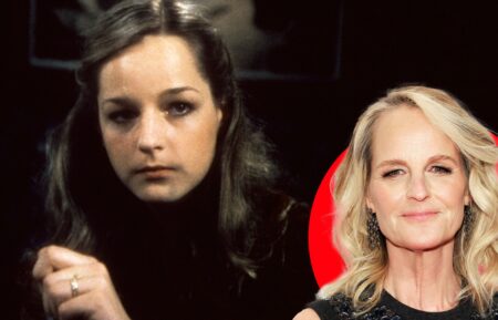 ANGEL DUSTED, Helen Hunt, 1981. and current inset