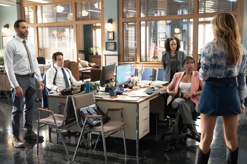 Daniel Sunjata, Deniz Akdeniz, Judy Reyes, Javicia Leslie, and Kaitlin Olson in 'High Potential' Season 2