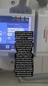 Jessie J in the hospital