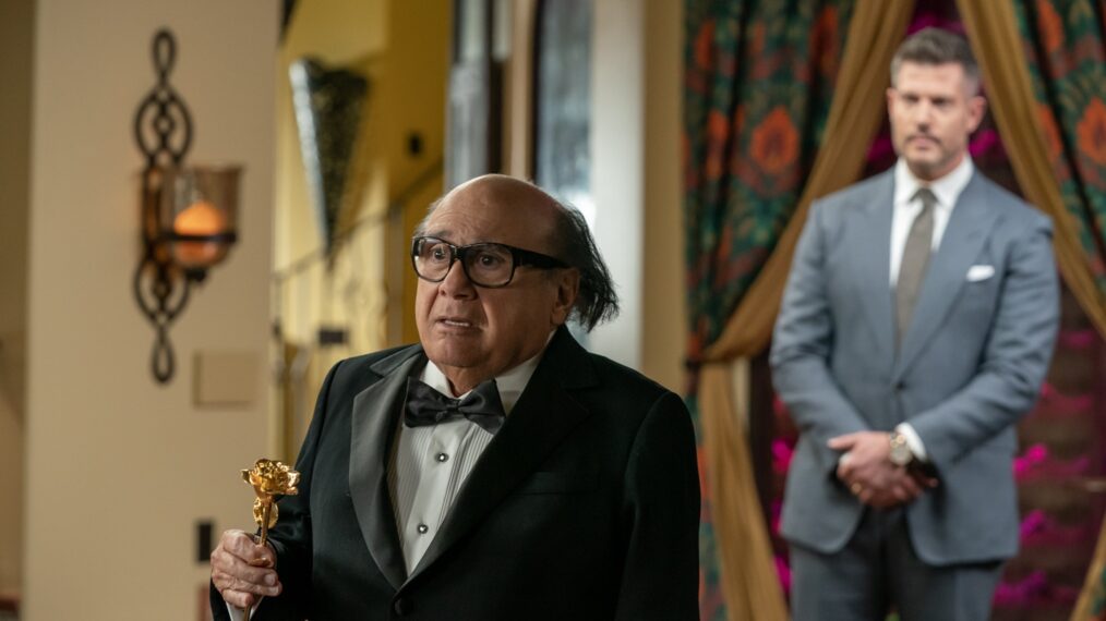 Danny DeVito and Jesse Palmer in 'It's Always Sunny in Philadelphia's Season 17 finale