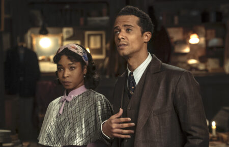 Jacob Anderson as Louis and Delainey Hayles as Claudia in in 'Interview with the Vampire' Season 2 Episode 2