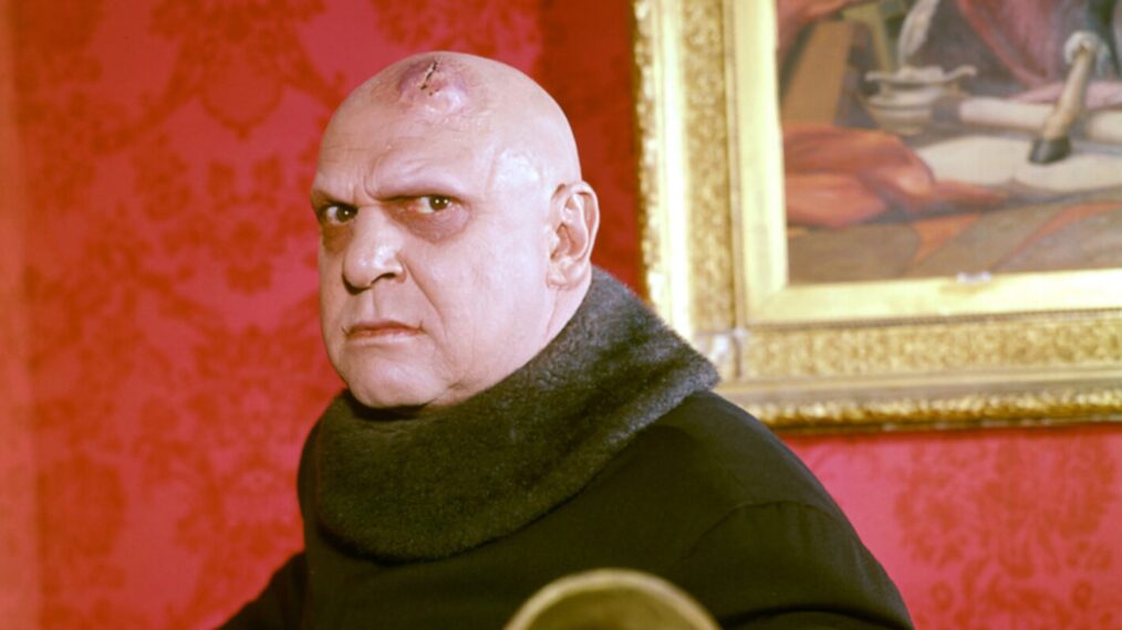 Jackie Coogan as Uncle Fester in 'The Addams Family'