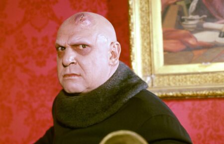 Jackie Coogan as Uncle Fester in 'The Addams Family'