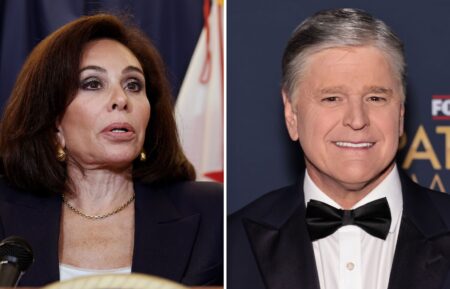 Jeanine Pirro and Sean Hannity